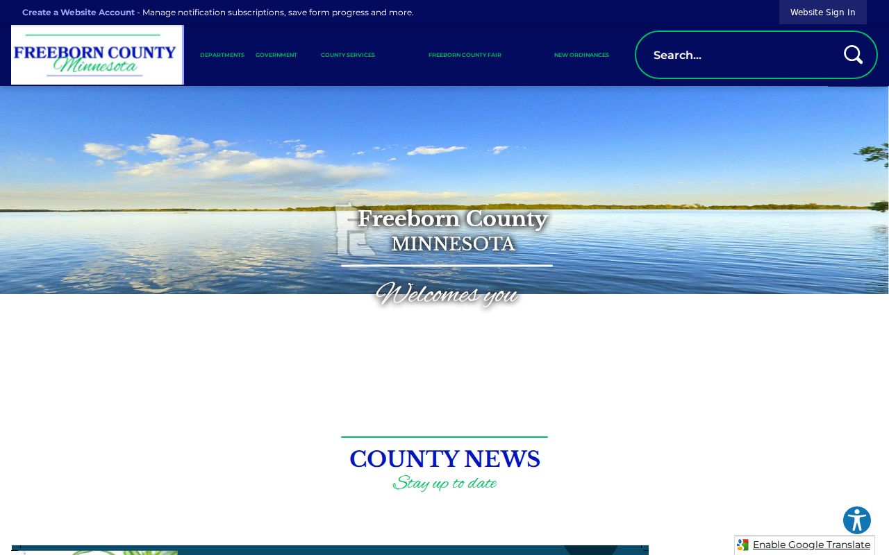 Clarks Grove court records Freeborn County source